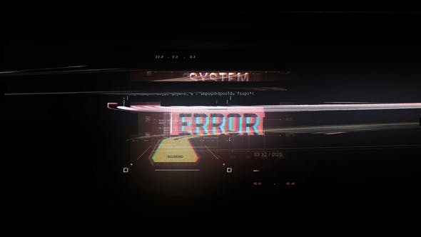 HUD Cyberpunk System Error - 39354308 Download Videohive