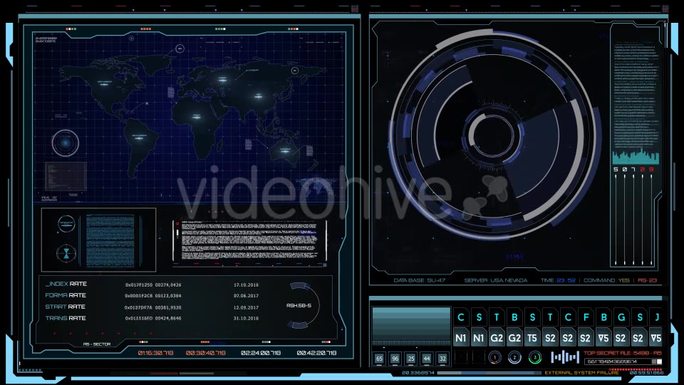 HUD Dashboard Control Interface - Download Videohive 18933171