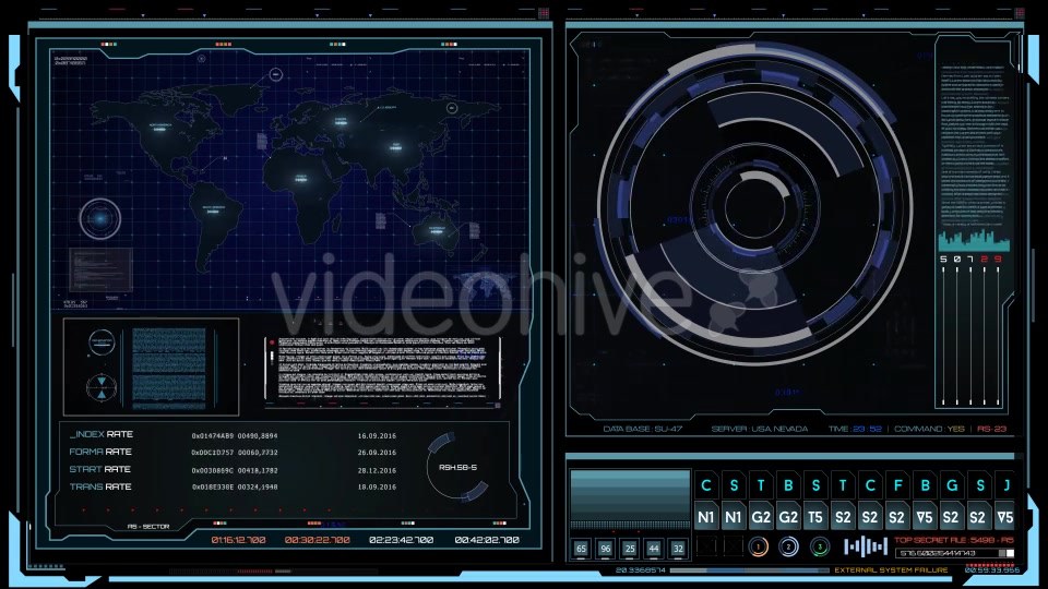 HUD Dashboard Control Interface - Download Videohive 18933171