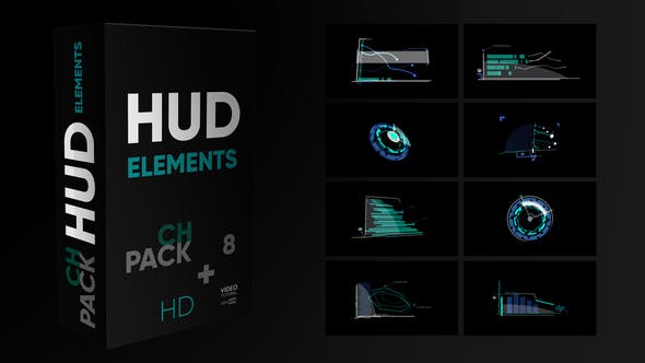 HUD Elements - Download Videohive 36169848