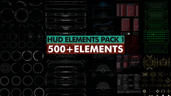 HUD Elements Pack 1 - Download 39209206 Videohive