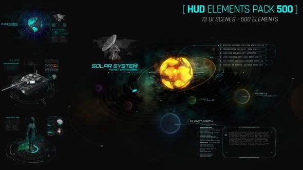 Hud Elements Pack - 22607750 Videohive Download