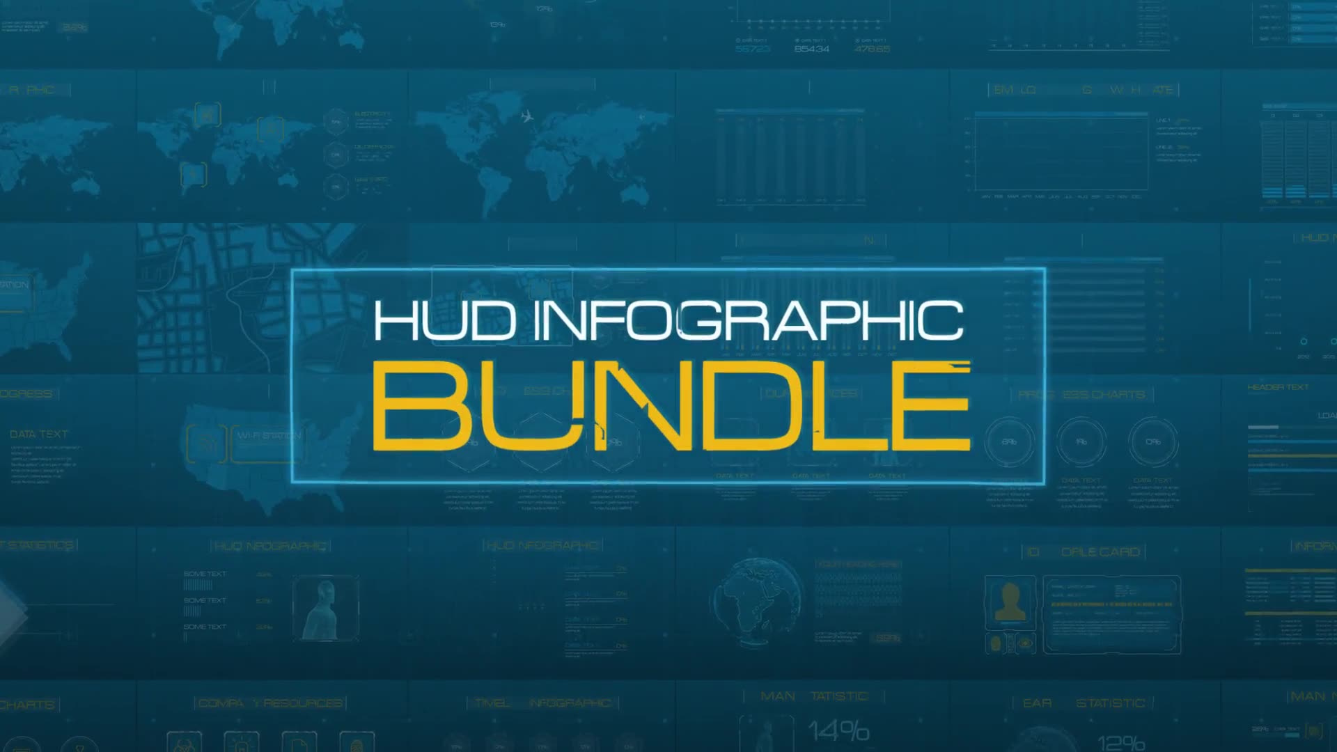 HUD Infographic Bundle - Download Videohive 20484370