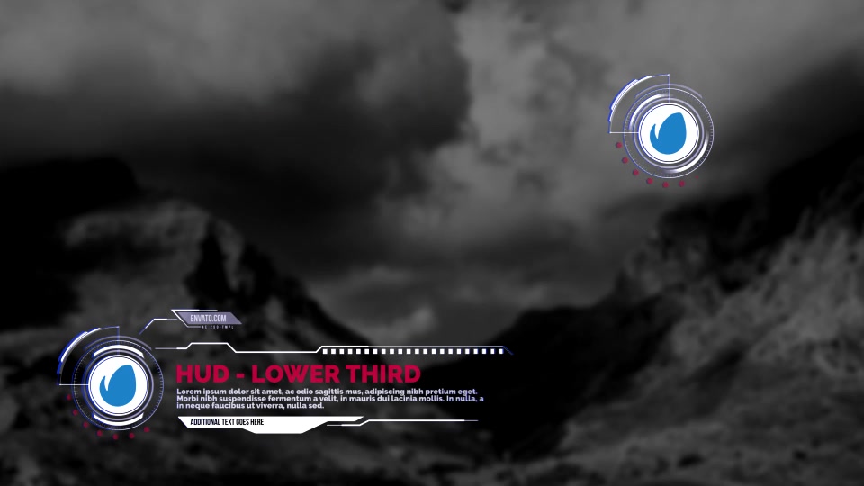 HUD Lower Thirds - Download Videohive 10511385