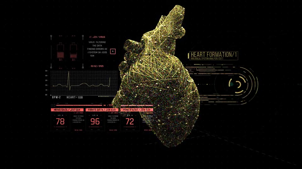 HUD Medical Interface Heart Videohive 38050329 After Effects Image 12
