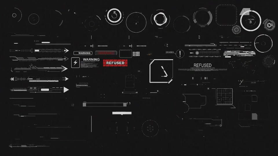 HUD Motion Graphics Package - Download Videohive 19788691