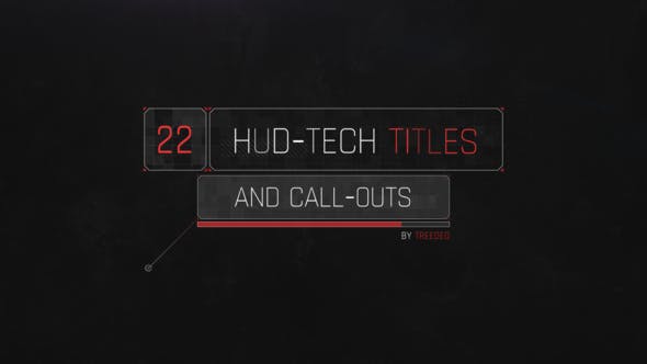 HUD Tech Titles & Call Outs - Download 23268195 Videohive