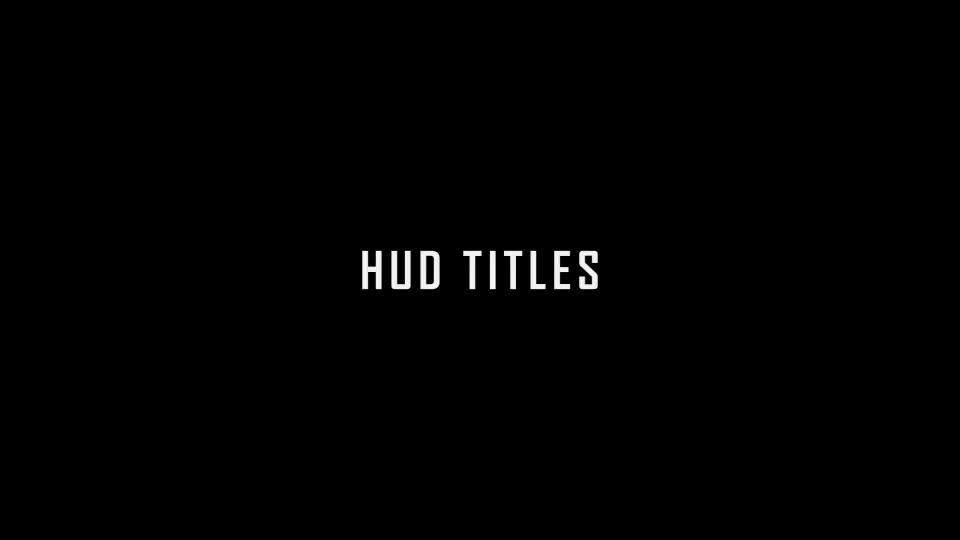 Hud Titles - Download Videohive 17121099