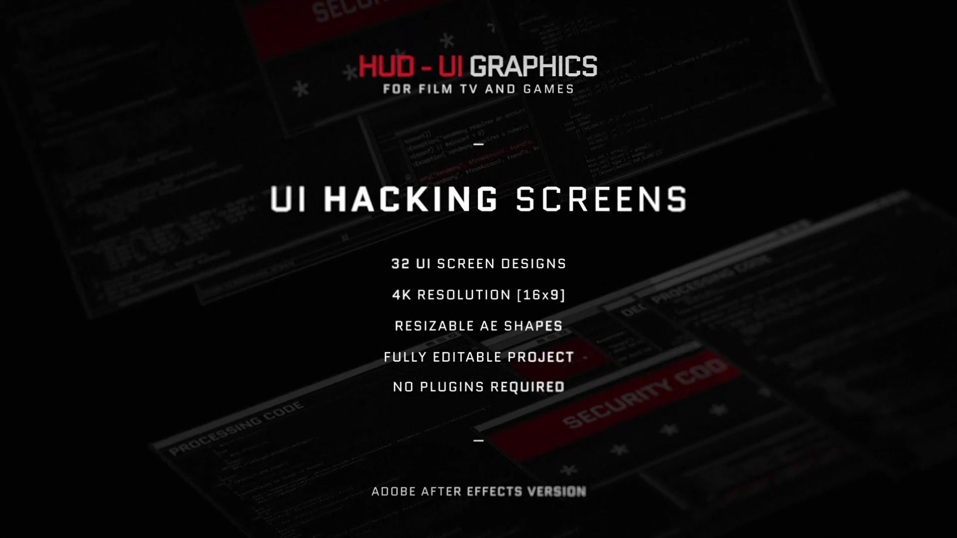 HUD UI Hacking Screens Videohive 36234921 After Effects Image 11