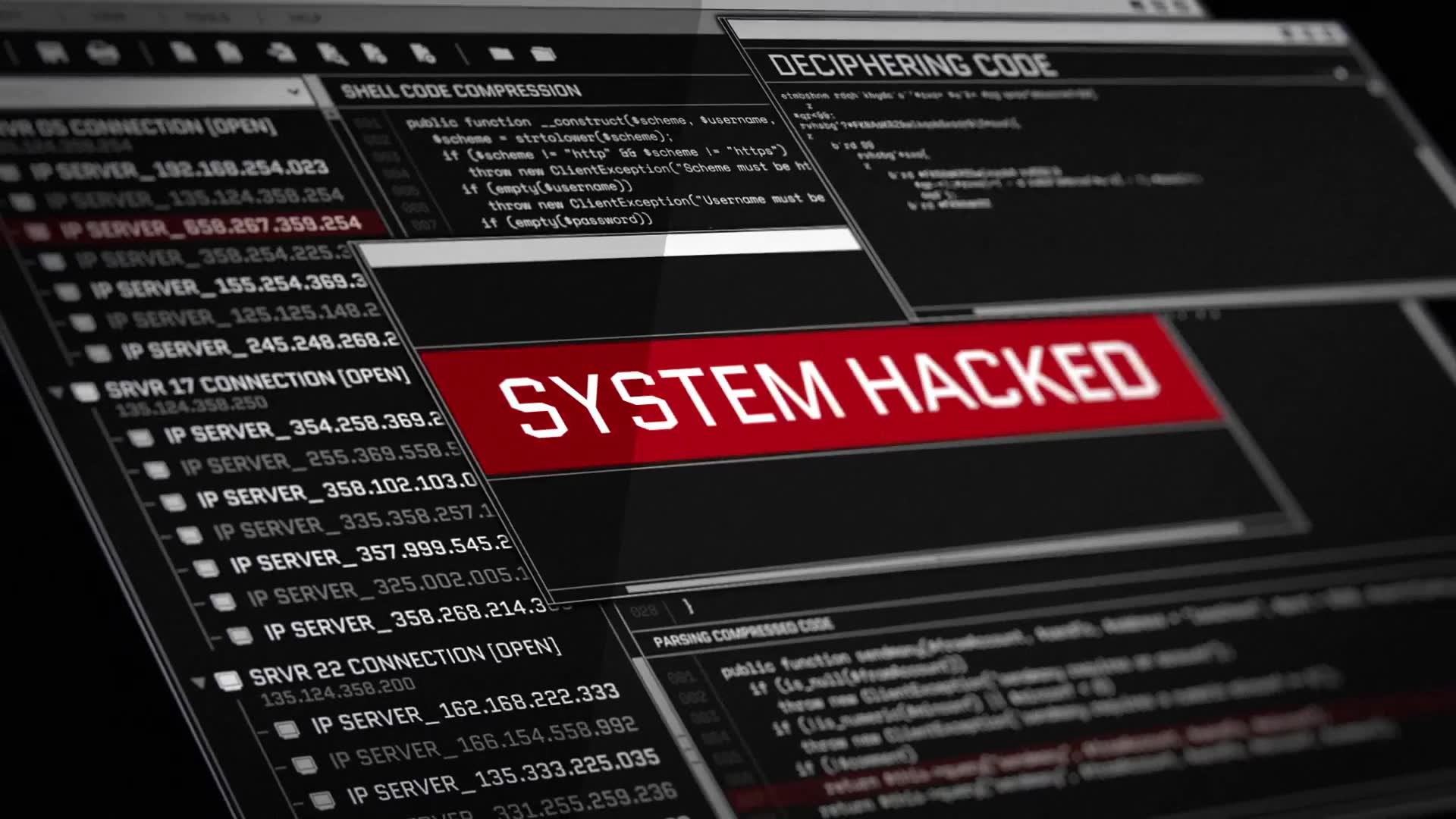 HUD UI Hacking Screens Videohive 36234921 After Effects Image 2