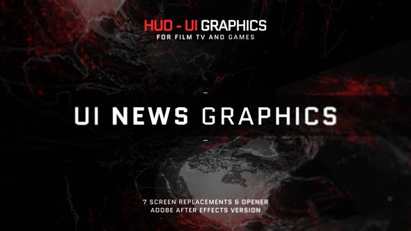 HUD UI News Graphics - Download 36534704 Videohive