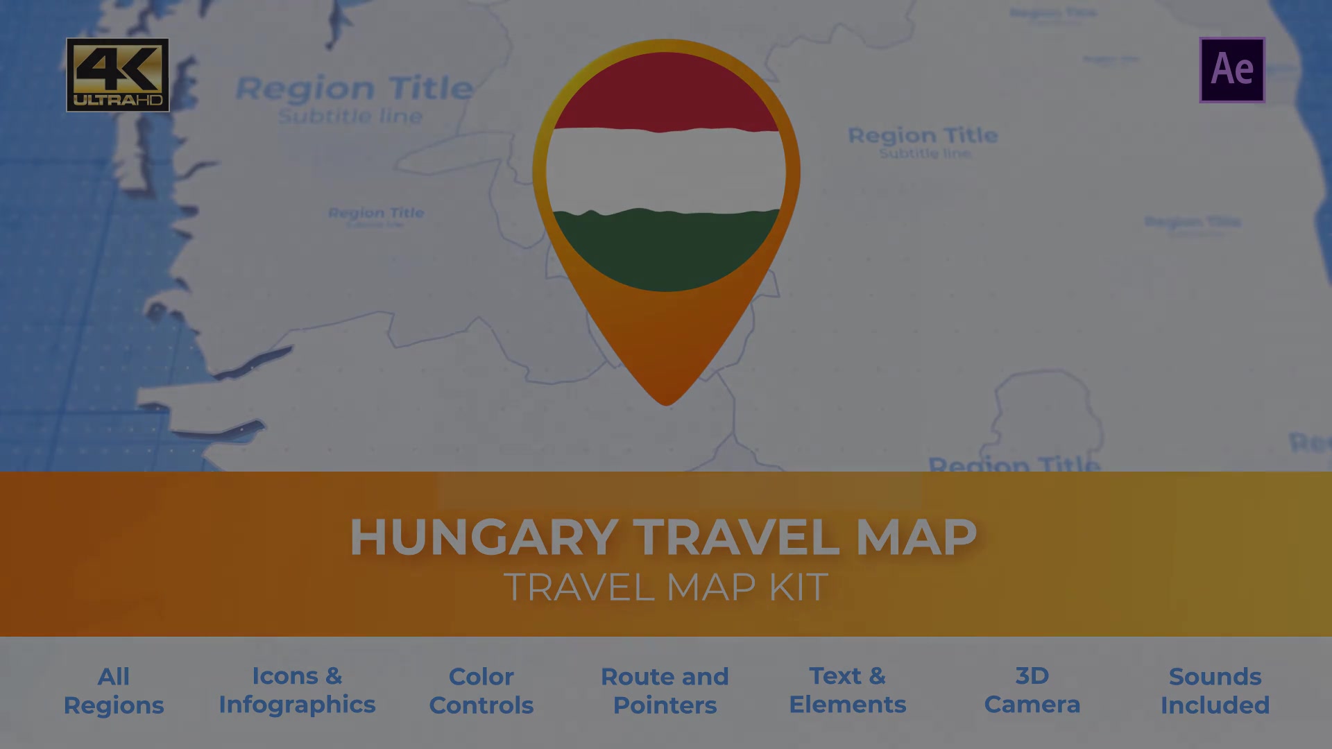 Hungary Map Hungary Travel Map Videohive 30470489 After Effects Image 13