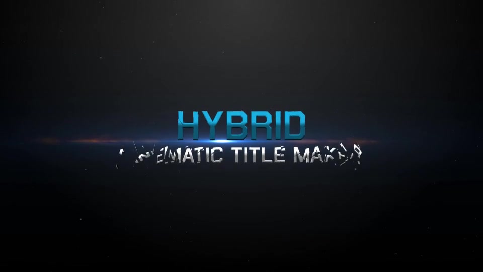 Hybrid Cinematic Title Maker - Download Videohive 5453854