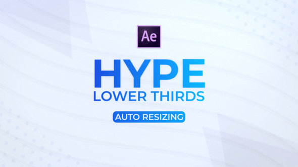 HYPE Lower Thirds - Download Videohive 22468591