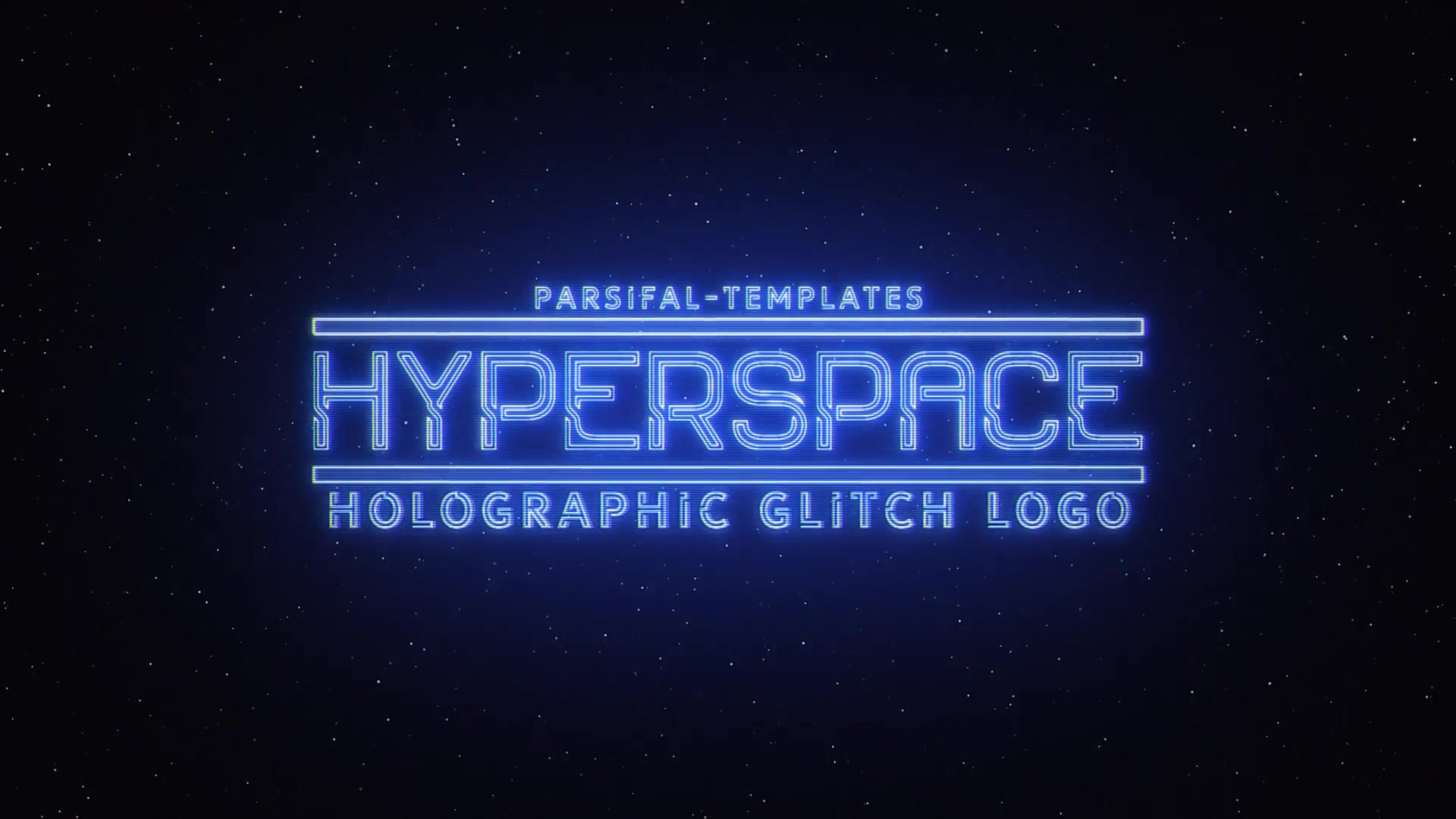 Hyperspace | Holographic Glitch Logo Videohive 25366690 After Effects Image 4