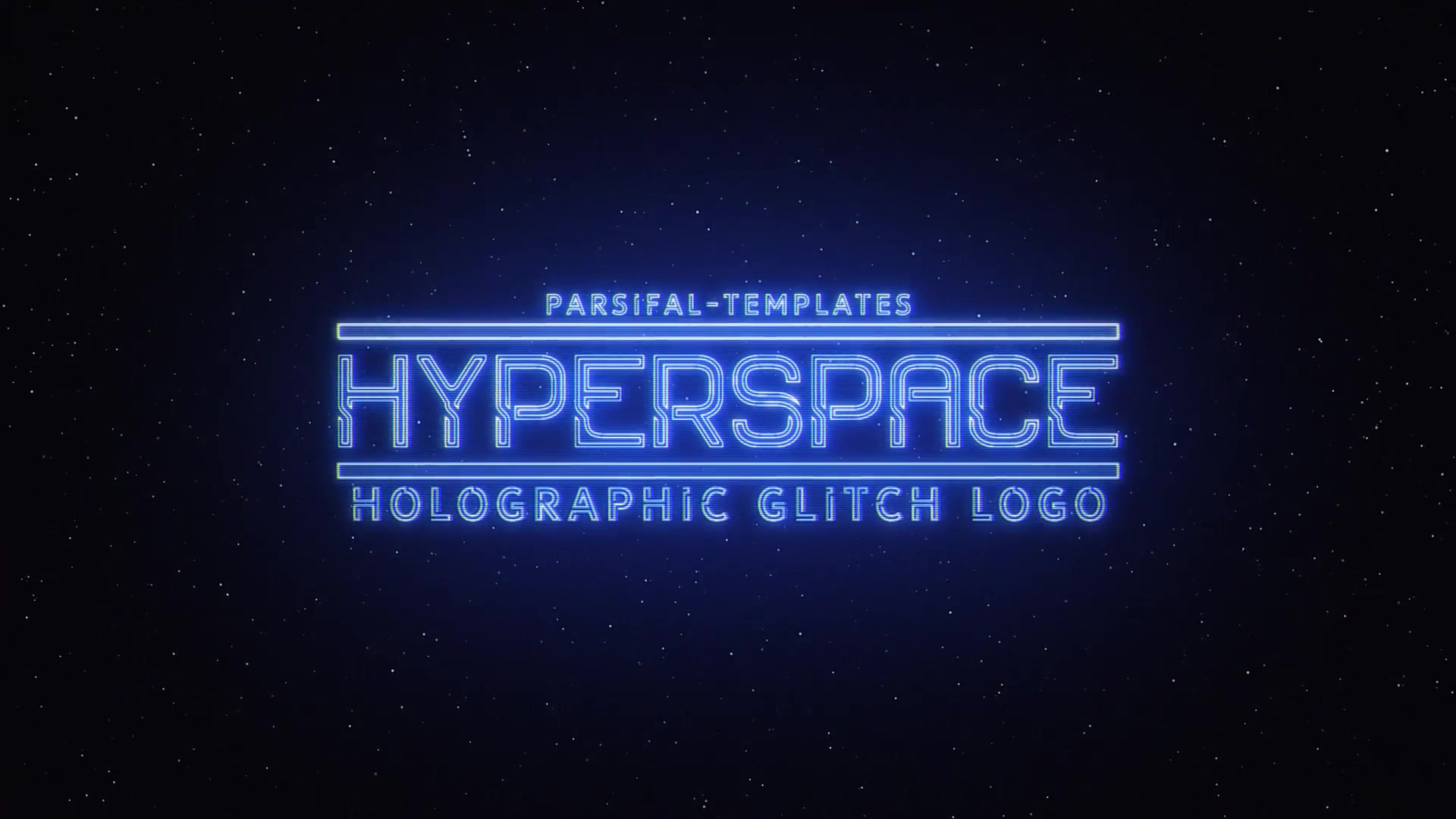 Hyperspace | Holographic Glitch Logo Videohive 25366690 After Effects Image 5