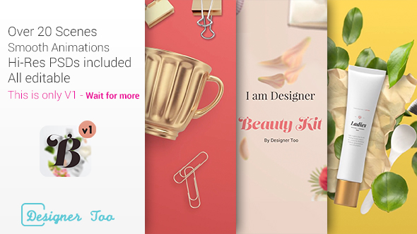I Am Designer Beauty Kit - Download Videohive 19249037