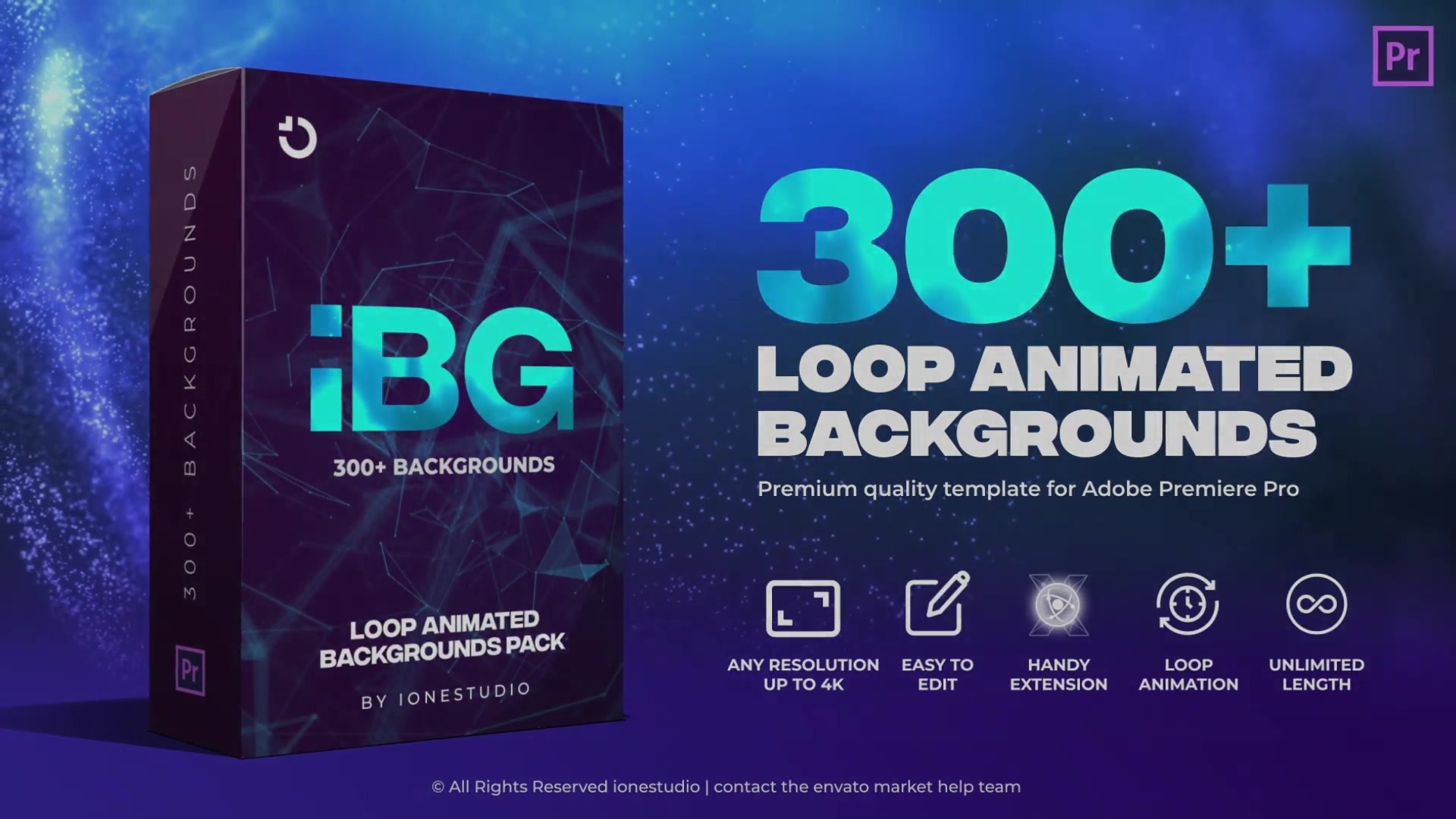 iBG | 300+ Loop Backgrounds for Premiere Pro Videohive 35904445 Premiere Pro Image 13