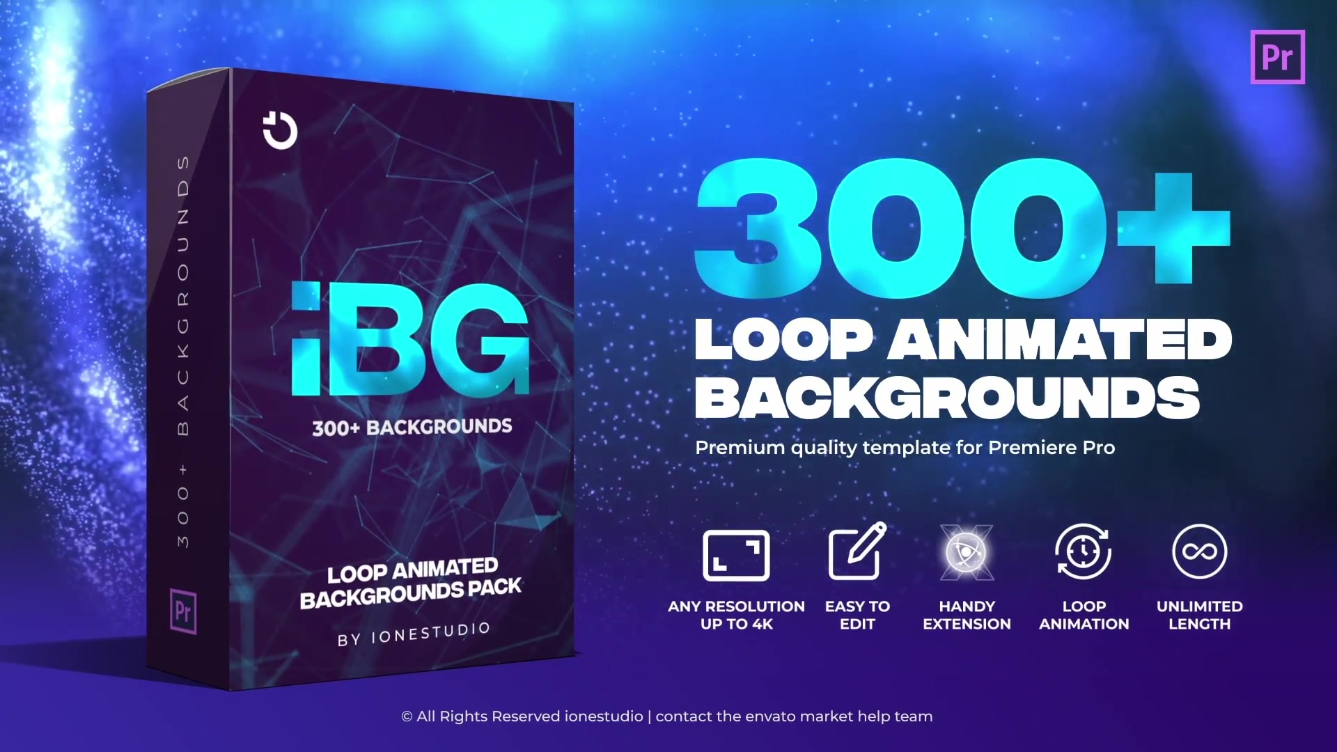 iBG | 300+ Loop Backgrounds for Premiere Pro Videohive 35904445 Premiere Pro Image 3