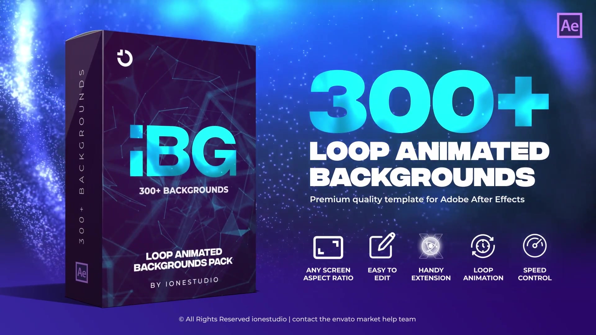 iBG | 300+ Loop Backgrounds Videohive 35090369 After Effects Image 3