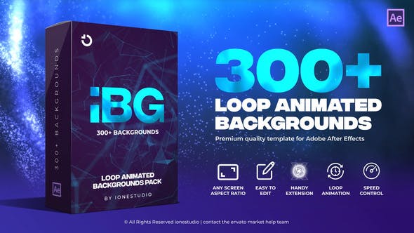 iBG | 300+ Loop Backgrounds - Videohive 35090369 Download