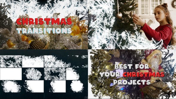 Ice Christmas Transitions | DaVinci Resolve - Videohive 34988778 Download
