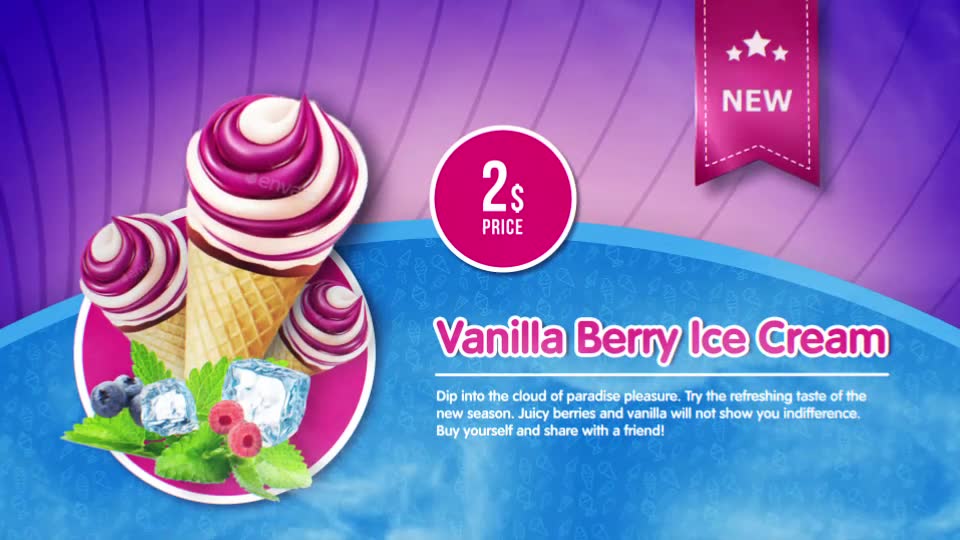 Ice Cream Menu - Download Videohive 22046725