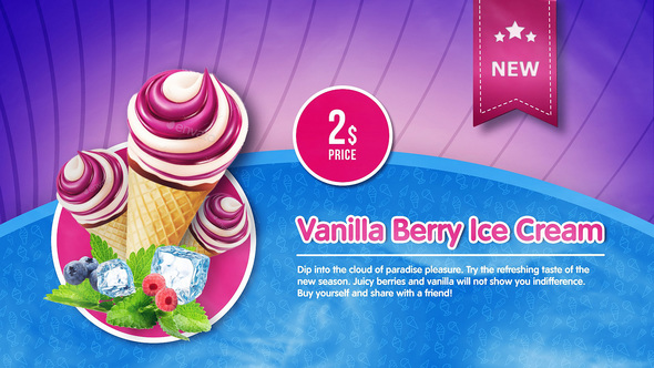 Ice Cream Menu - Download Videohive 22046725