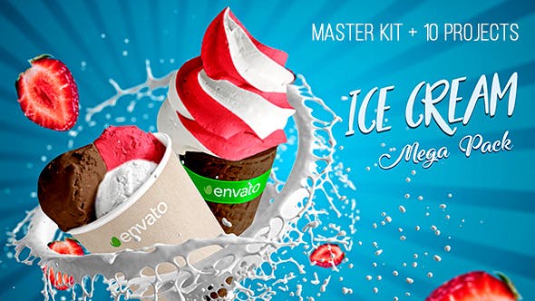 Ice Cream Promo Mega Pack - 20935546 Videohive Download