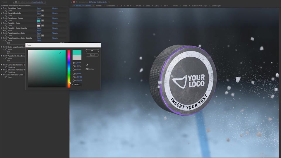Ice Hockey Logo Reveals Videohive 22632371 After Effects Image 8