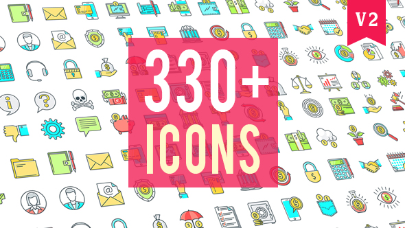 Icons Pack 330 Animated Icons - Download Videohive 20235601