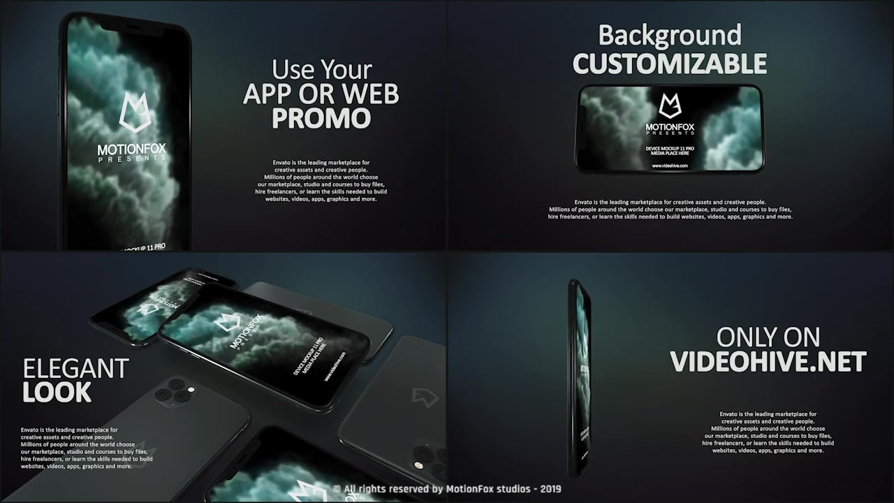 iDevice 11 Pro Mockup Kit App Promo Videohive 24726904 After Effects Image 10