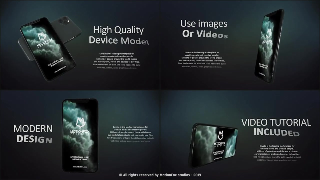 iDevice 11 Pro Mockup Kit App Promo Videohive 24726904 After Effects Image 9
