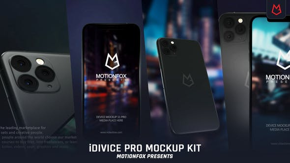 iDevice 11 Pro Mockup Kit App Promo - Download Videohive 24726904