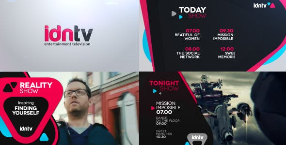 IDN TV Broadcast Pack - Videohive Download 5102165