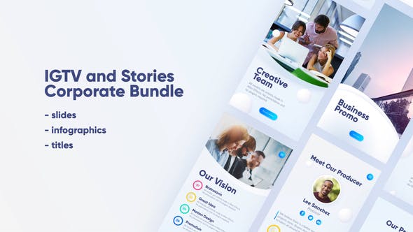 IGTV and Stories Corporate Bundle - Videohive Download 23374464
