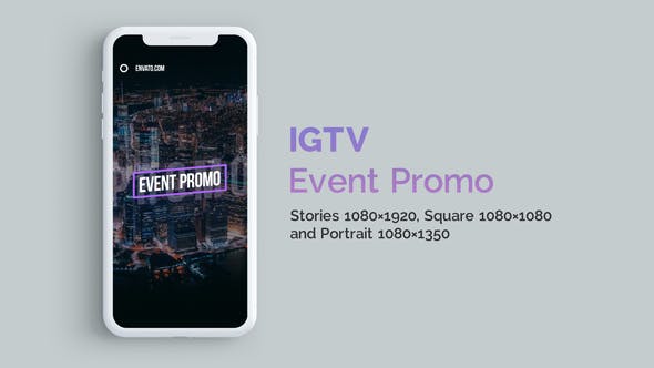 IGTV — Stylish Event Promo | Vertical and Square - Download Videohive 23381906