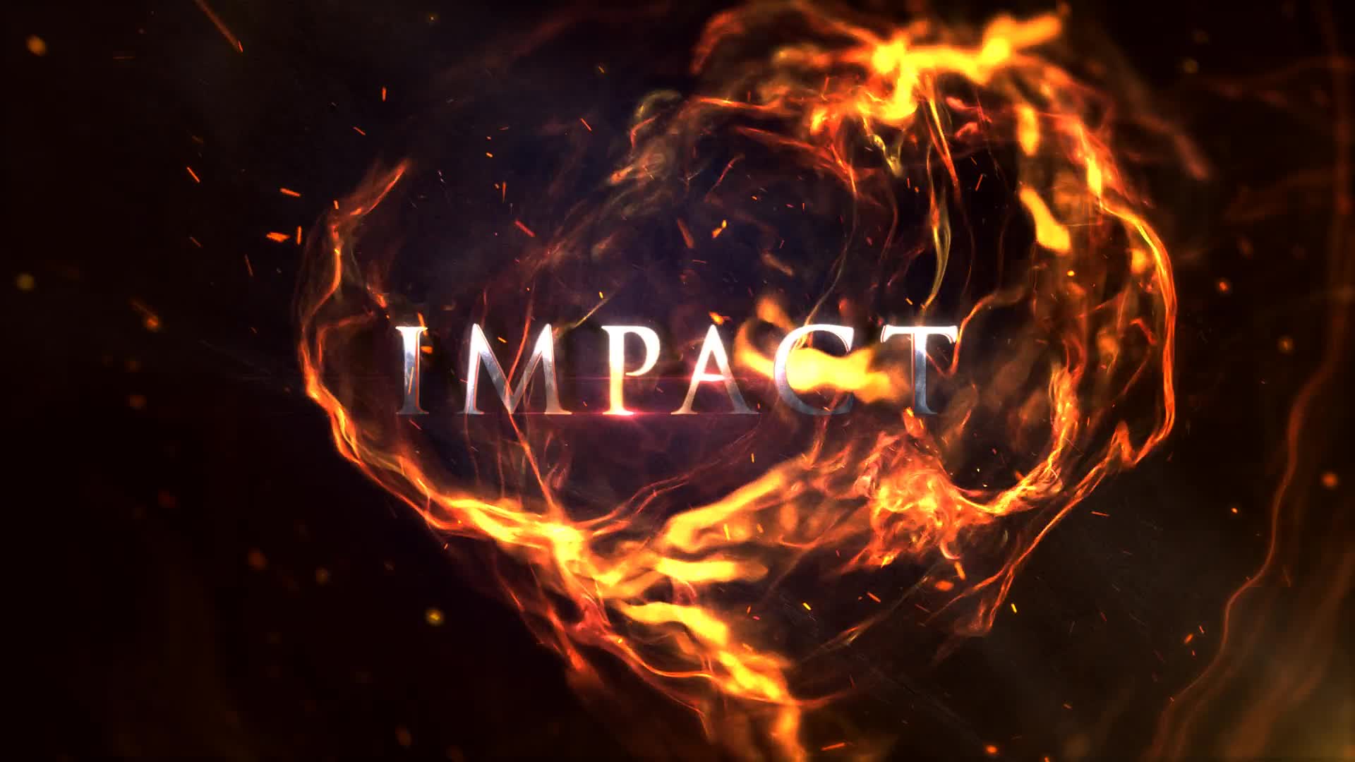 Impact Fire Flame Titles Videohive 23651817 After Effects Image 1