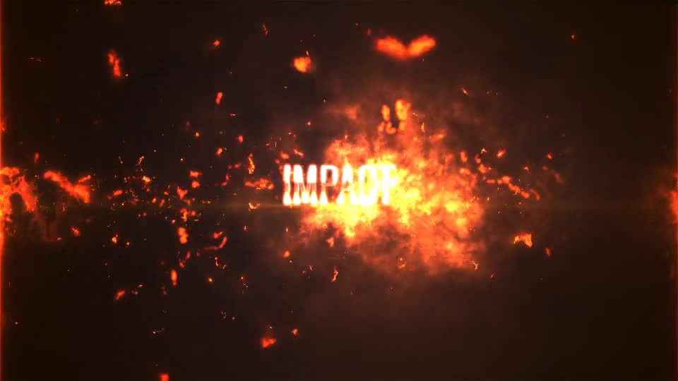 Impact Titles: Fire 4K Videohive 17465409 After Effects Image 1
