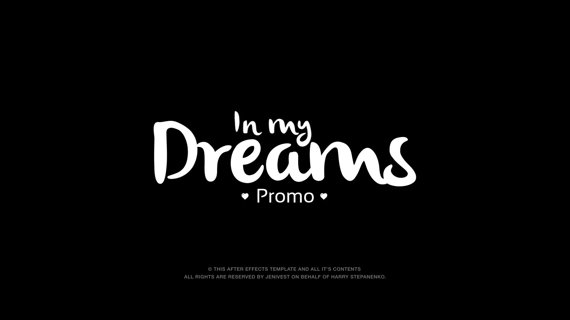 In My Dreams Promo Videohive 19396321 After Effects Image 13