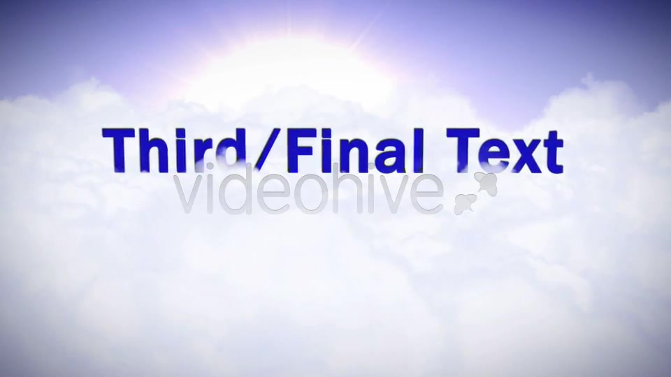 In The Clouds Videohive 3837580 After Effects Image 10