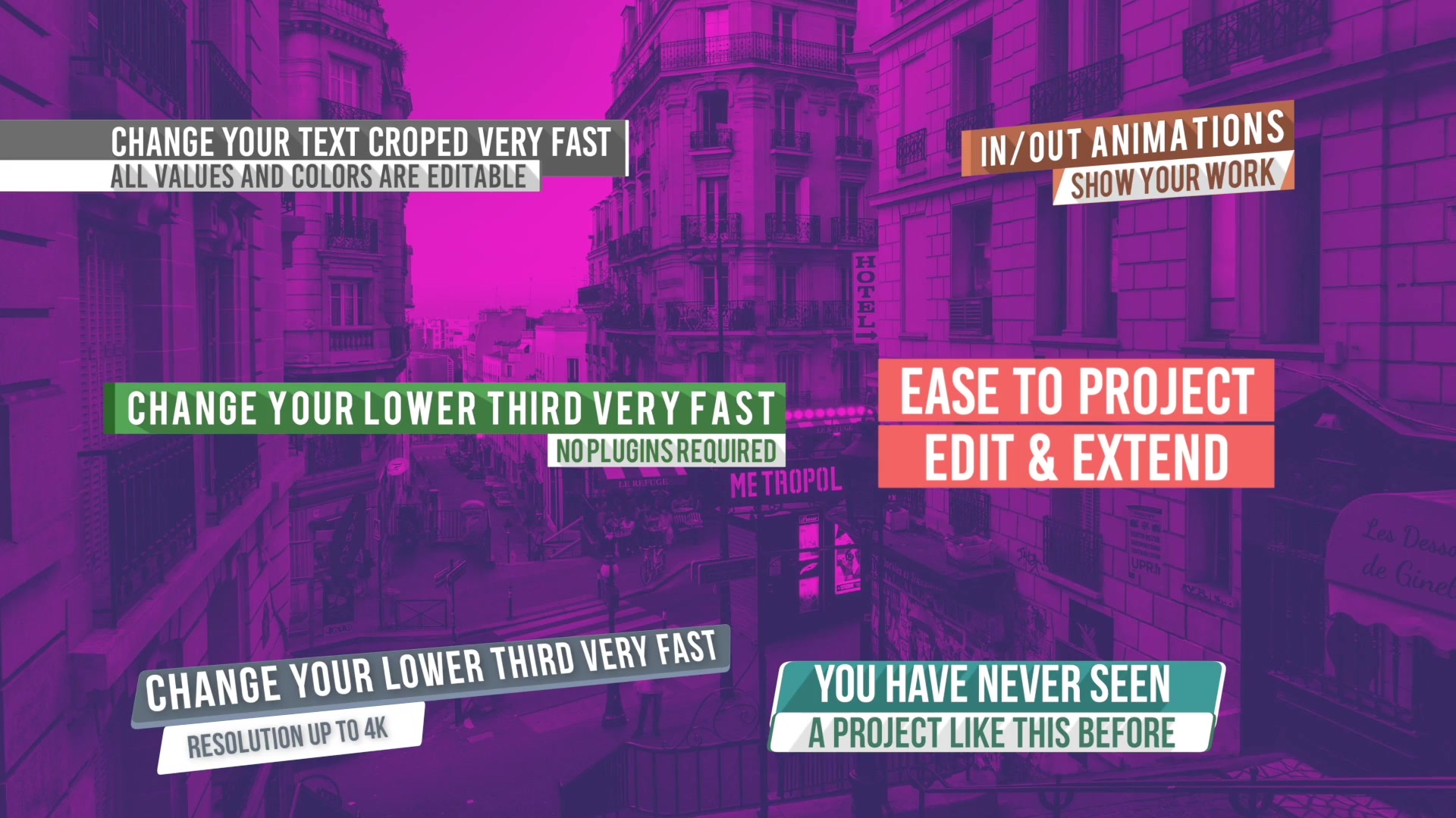 Incredible Lower Thirds | MOGRT - Download Videohive 23183400