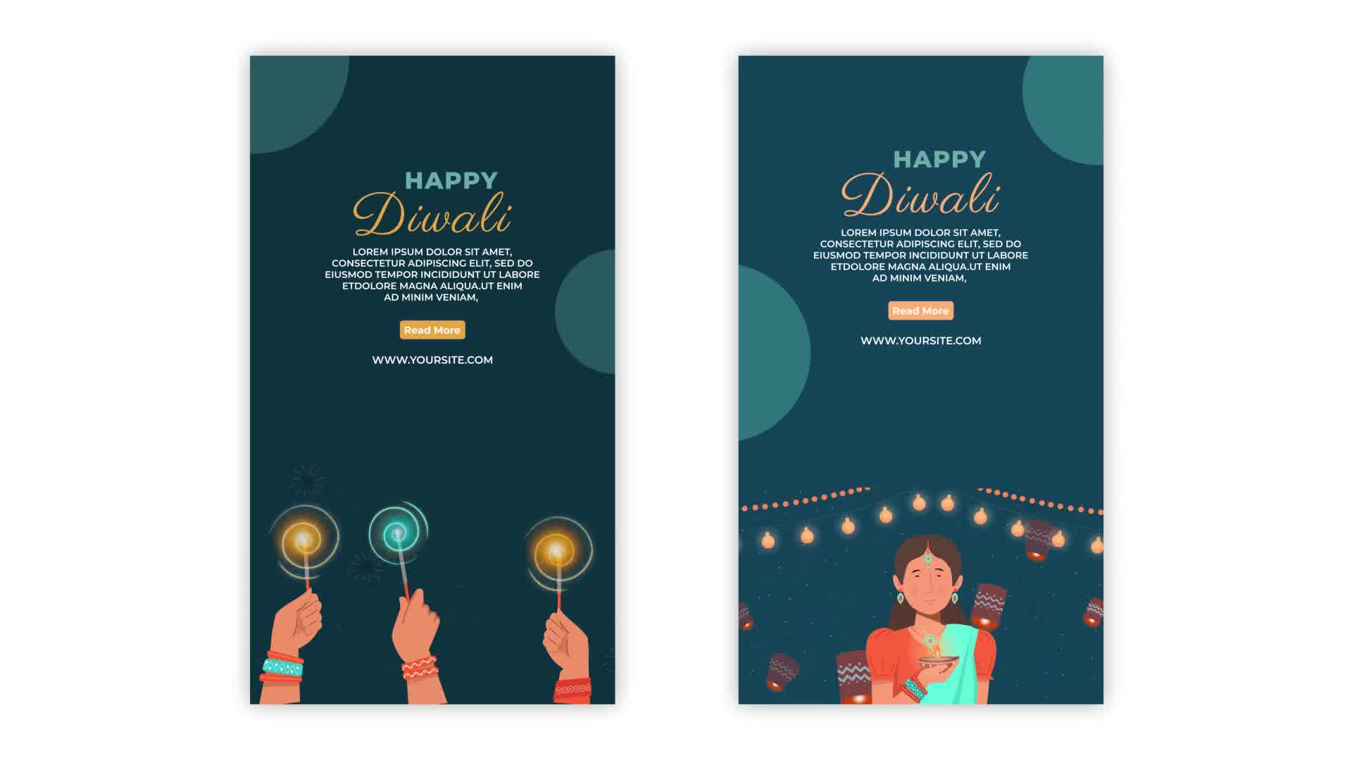 Indian Culture Diwali Festival Instagram Story Pack Videohive 39097622 After Effects Image 9