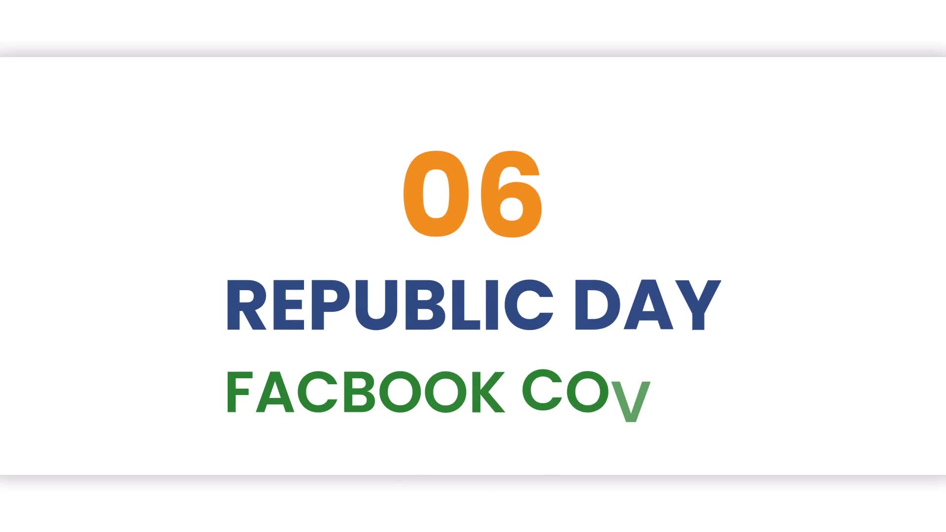 Indian Republic Day Facebook Cover Pack Videohive 35412621 After Effects Image 1