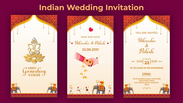 Indian Wedding Invitation - Download 32306848 Videohive