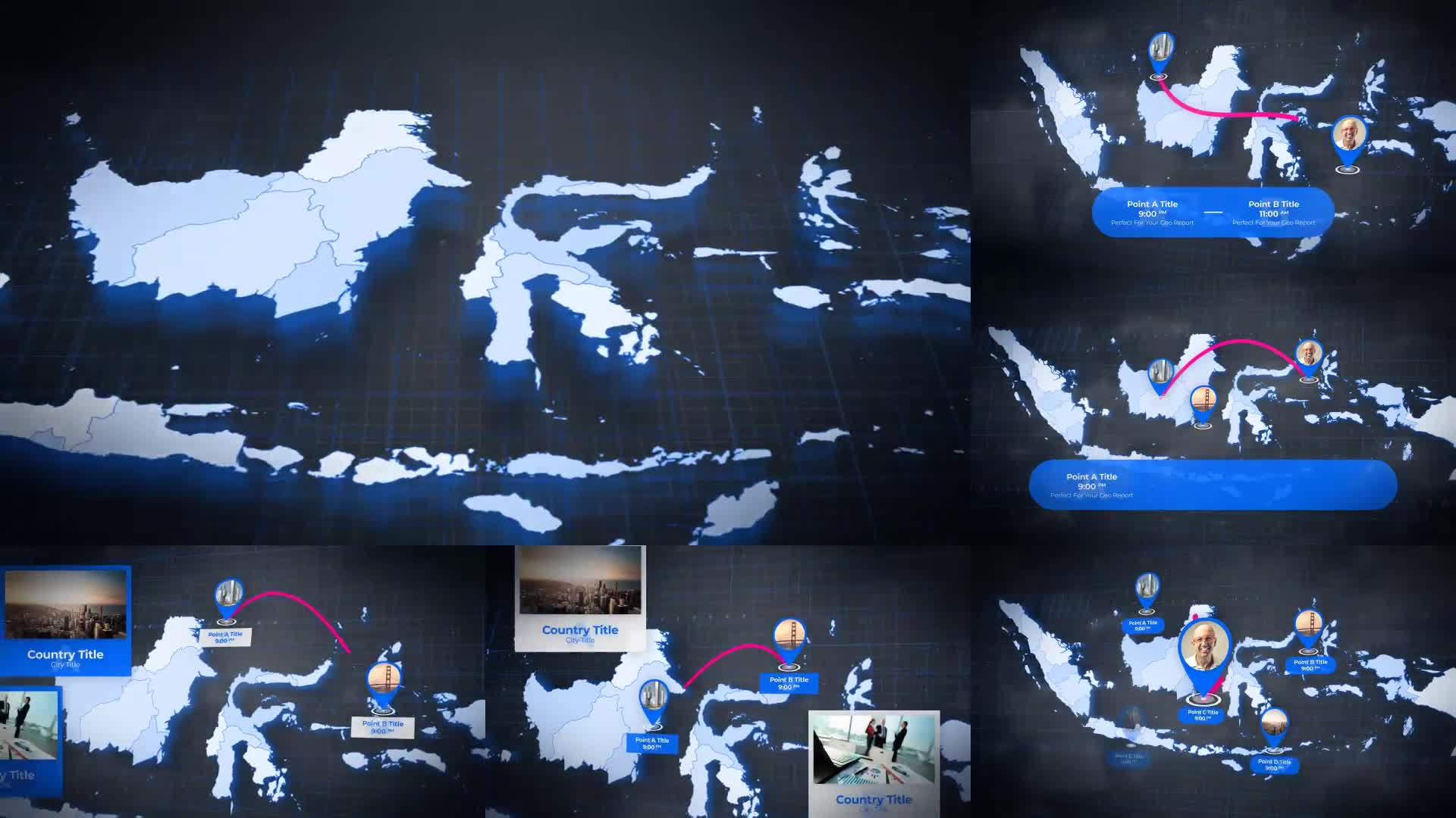 Indonesia Map Republic of Indonesia Map Kit Videohive 24743374 After Effects Image 1
