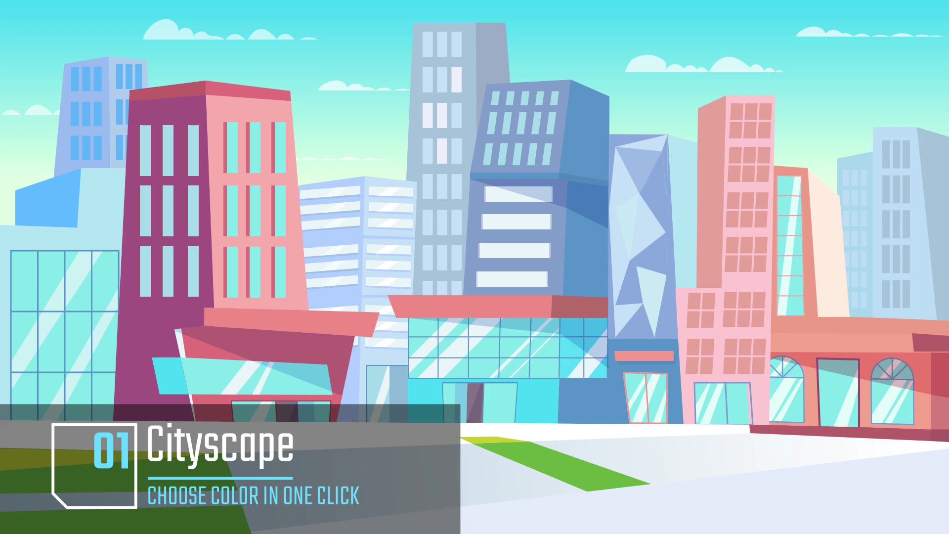 Industrial city Animation background Videohive 34060940 After Effects Image 4