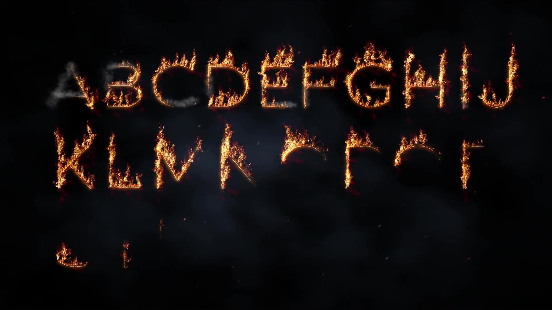 Inferno Animated Fire Typeface Videohive 28383531 After Effects Image 7