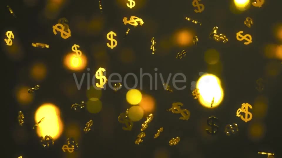 Infinite Rain of Golden Dollars - Download Videohive 19471663