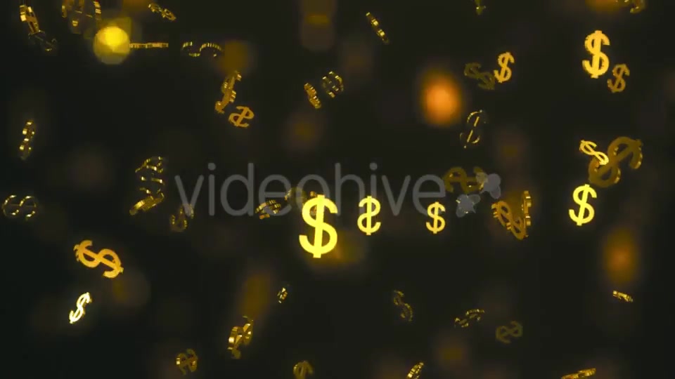 Infinite Rain of Golden Dollars - Download Videohive 19471663